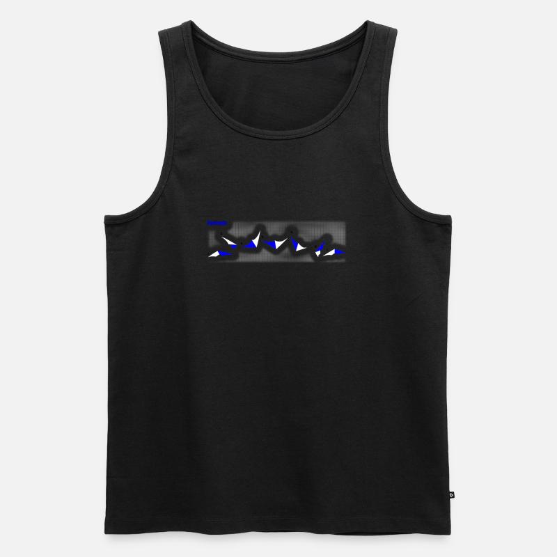 Backspin - Männer Premium Bio Tank Top - Schwarz