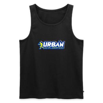 Urban Explorer Urbex - Männer Premium Bio Tank Top - Schwarz - Vorne - Michal (187cm)