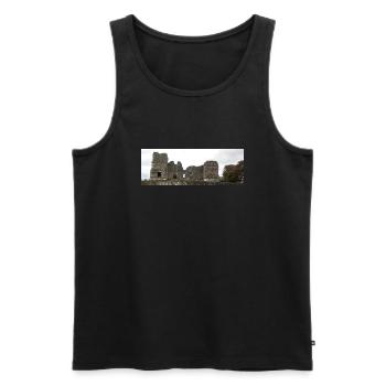 Manorhamilton Castle, County Leitrim, Ireland. - Men's Premium Organic Tank Top - black - Front - Michal (187cm)