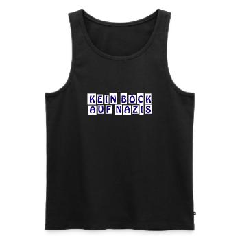 boardgame chess backgammon game night - Männer Premium Bio Tank Top - Schwarz - Vorne - AI Model Male 178 light (178cm)