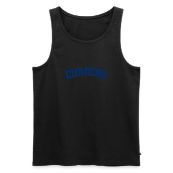 Curacao - Est 1499 - Dutch Caribbean - Karibik - Männer Premium Bio Tank Top - Schwarz - Vorne - Michal (187cm)