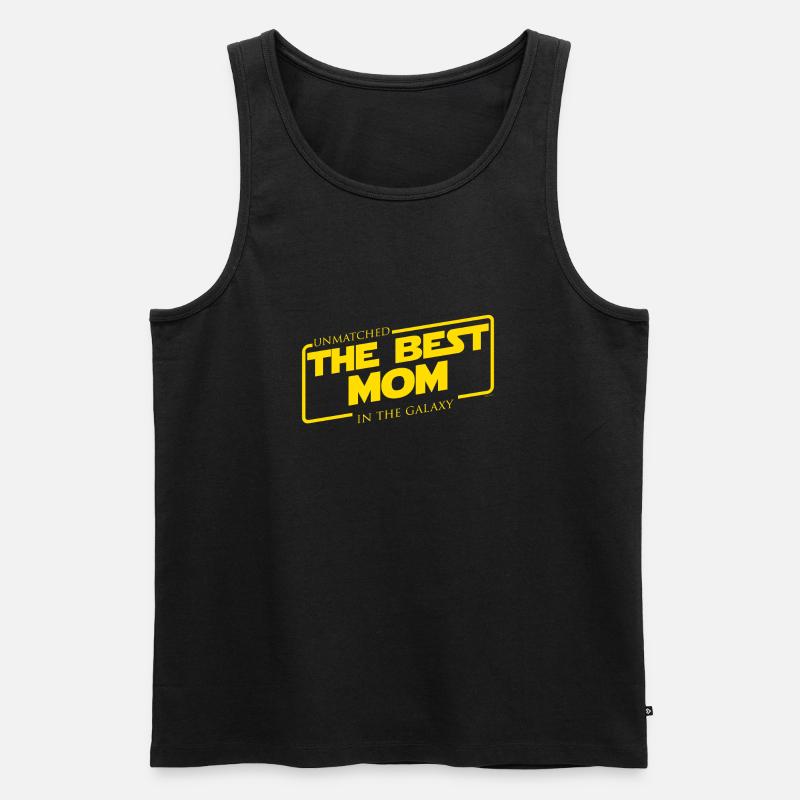 Die beste Mutter - Männer Premium Bio Tank Top - Schwarz