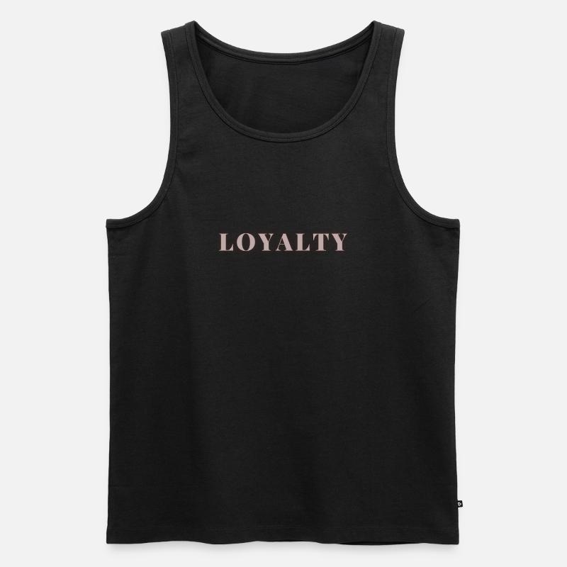 Loyalty - Männer Premium Bio Tank Top - Schwarz