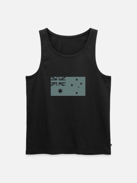 Australien - Männer Premium Bio Tank Top - Schwarz