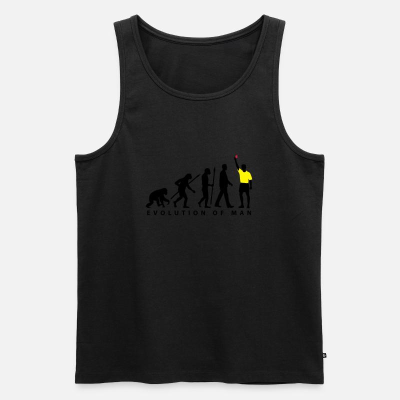 Evolution Schiedsrichter 12_2017-02.eps - Männer Premium Bio Tank Top - Schwarz