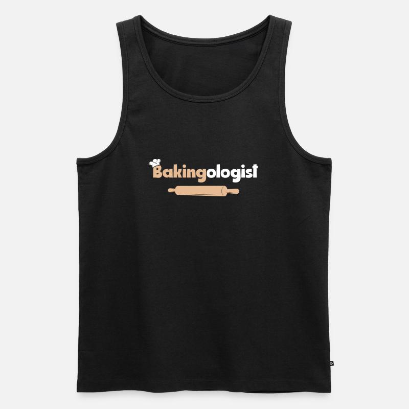 Bakingologist Baking Cake Cookie Pastry - Men's Premium Organic Tank Top - black