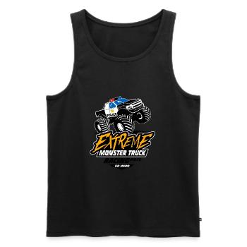 Monster Truck - Pickup - Big Foot - Männer Premium Bio Tank Top - Schwarz - Vorne - Michal (187cm)