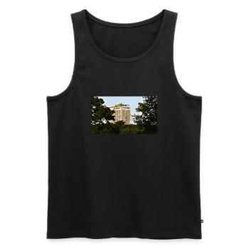 Maritim Standhotel Travemünde - Männer Premium Bio Tank Top - Schwarz - Vorne - Michal (187cm)