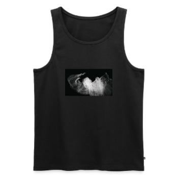 Nocturnal/Lost [Second] - Men's Premium Organic Tank Top - black - Front - AI Model Male 178 light (178cm)