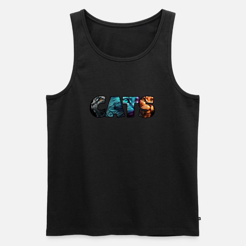 My Design - Männer Premium Bio Tank Top - Schwarz