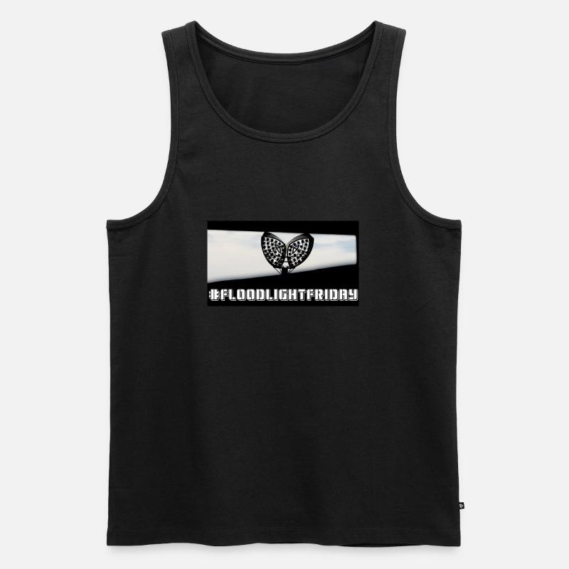 #floodlightfriday - No 1 - Männer Premium Bio Tank Top - Schwarz