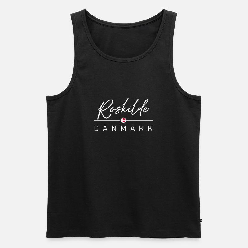 Dänemark - Roskilde - Danmark - Denmark - Men's Premium Organic Tank Top - black