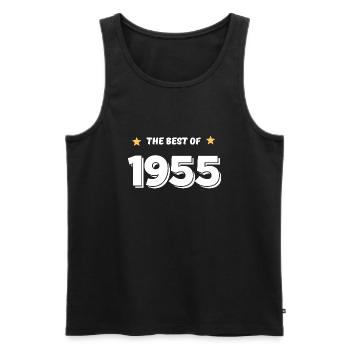 Das Beste von 1955 - Männer Premium Bio Tank Top - Schwarz - Vorne - Michal (187cm)