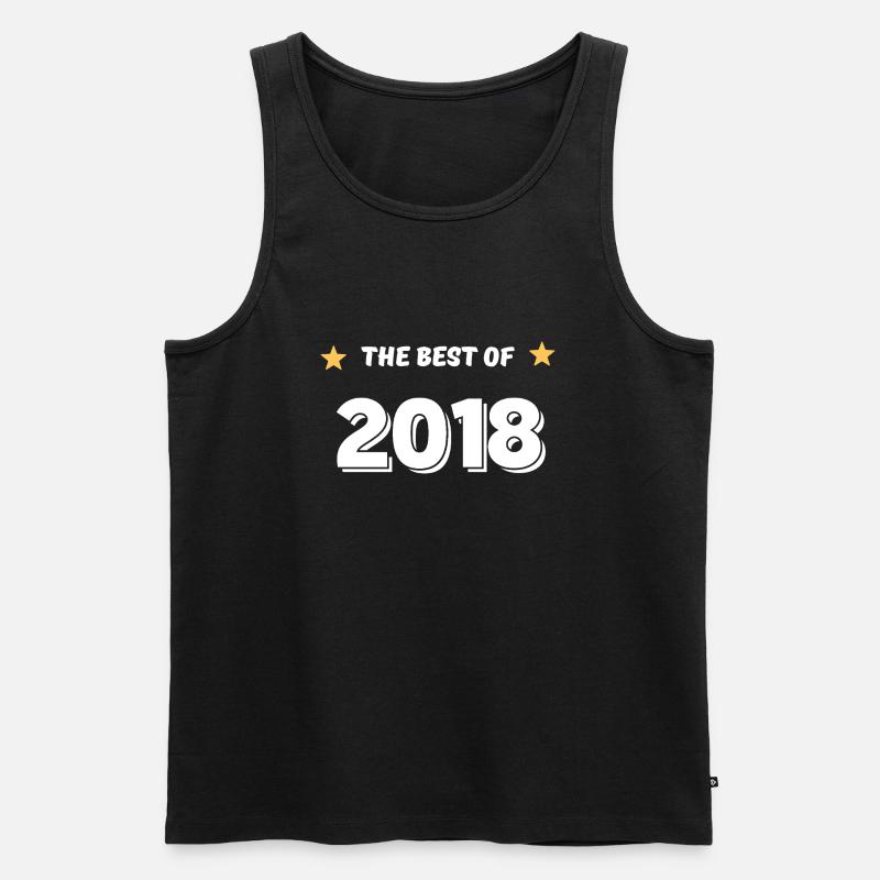 Das Beste aus 2018 - Männer Premium Bio Tank Top - Schwarz