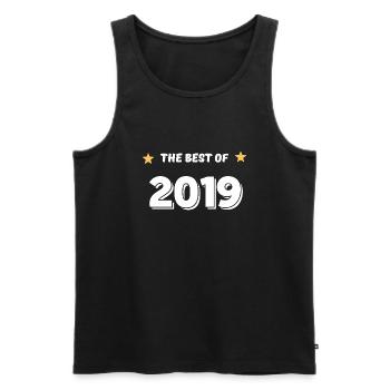 Merw Best of 2019 - Men's Premium Organic Tank Top - black - Front - AI Model Male 178 light (178cm)