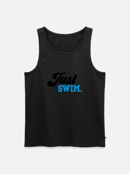 schwimmen - Débardeur bio Premium Homme - noir