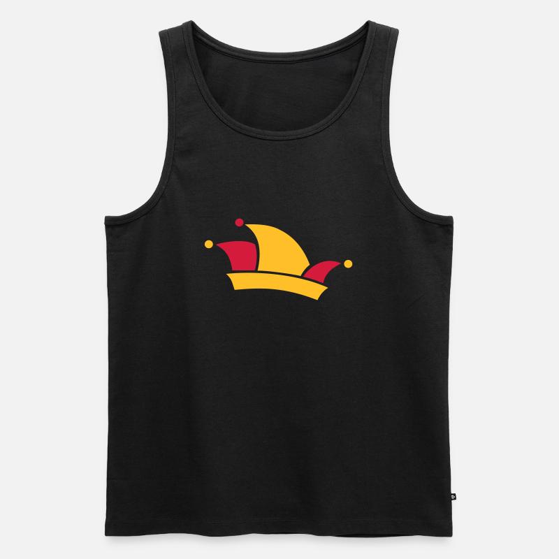 Karneval - Männer Premium Bio Tank Top - Schwarz