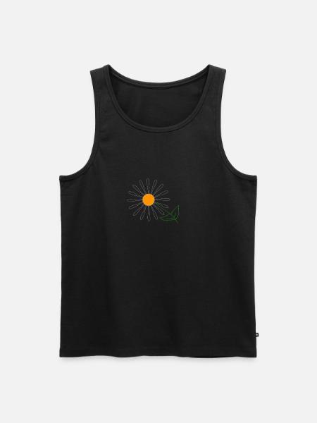 Sunflower - Men's Premium Organic Tank Top - black