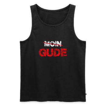 Gude Gruß Hessen Geschenk - Männer Premium Bio Tank Top - Schwarz - Vorne - Michal (187cm)