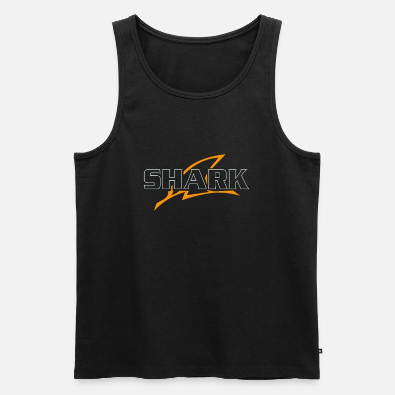 HAI - Männer Premium Bio Tank Top - Schwarz