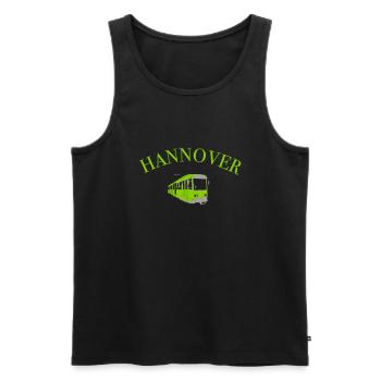 Hanovre - Débardeur bio Premium Homme - noir - Devant - Michal (187cm)