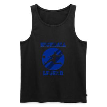 Balle d'entraînement Hobby Kickball Sports - Débardeur bio Premium Homme - noir - Devant - Michal (187cm)