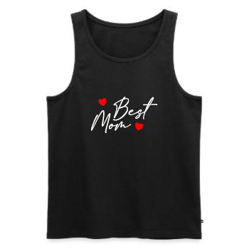 Mom Twins Babies Children Baby Birth - Men's Premium Organic Tank Top - black - Front - AI Model Male 178 light (178cm)