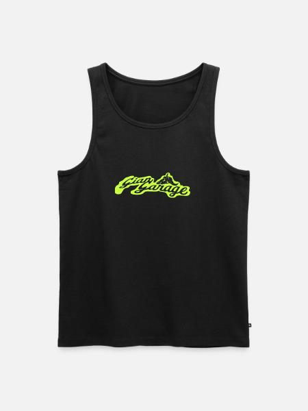 GIAN GARAGE CLASSIC - Men's Premium Organic Tank Top - black