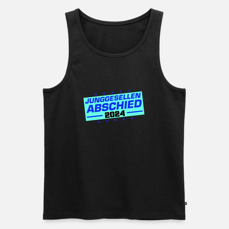 Junggesellen Abschied 2024 - Männer Premium Bio Tank Top - Schwarz