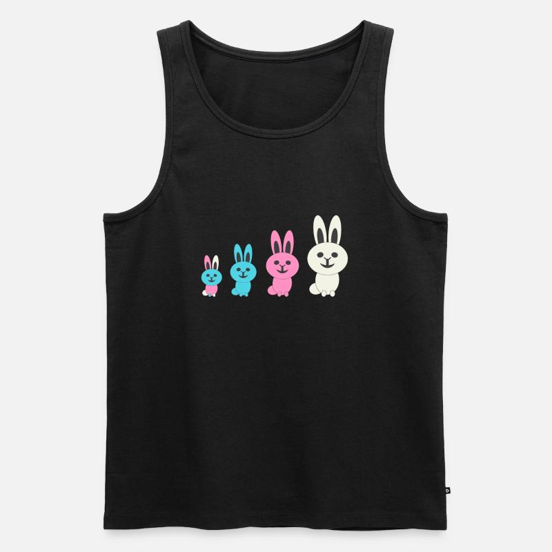 Evolution süss - Männer Premium Bio Tank Top - Schwarz