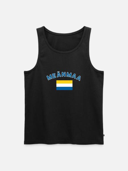 Meänmaa - Men's Premium Organic Tank Top - black