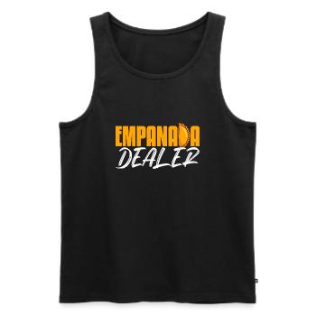 Empanada Dealer Home Cook Mexican Food Latin - Men's Premium Organic Tank Top - black - Front - AI Model Male 178 light (178cm)