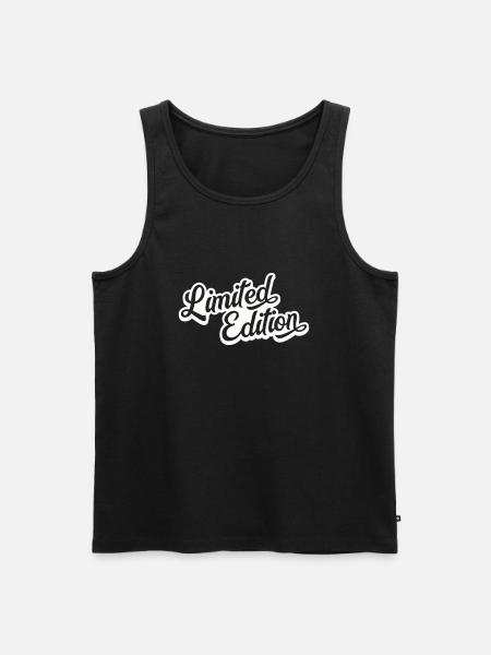 Limited Edition - Men's Premium Organic Tank Top - black