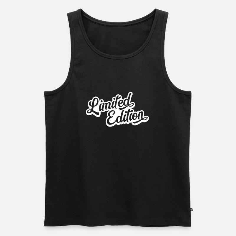 limited edition - Männer Premium Bio Tank Top - Schwarz