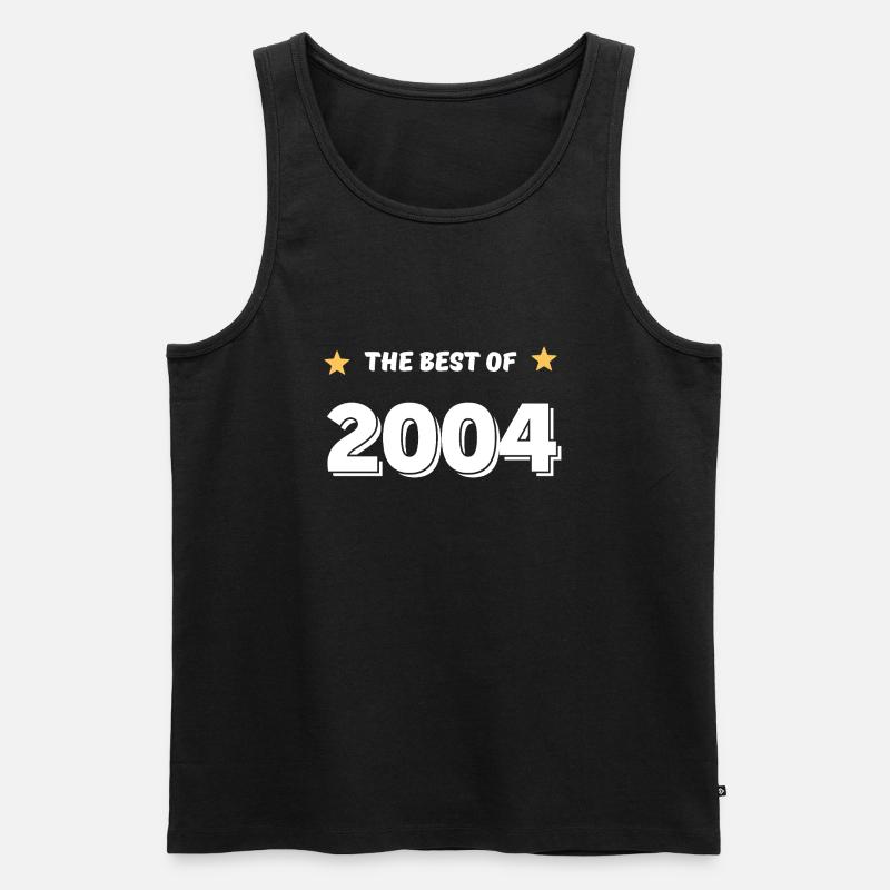 Das Beste aus 2004 - Männer Premium Bio Tank Top - Schwarz