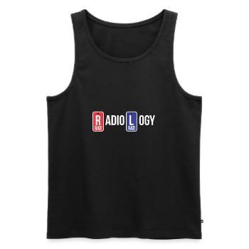 Radiologie Radiologe Mediziner Krankenhaus Arzt - Männer Premium Bio Tank Top - Schwarz - Vorne - AI Model Male 178 light (178cm)