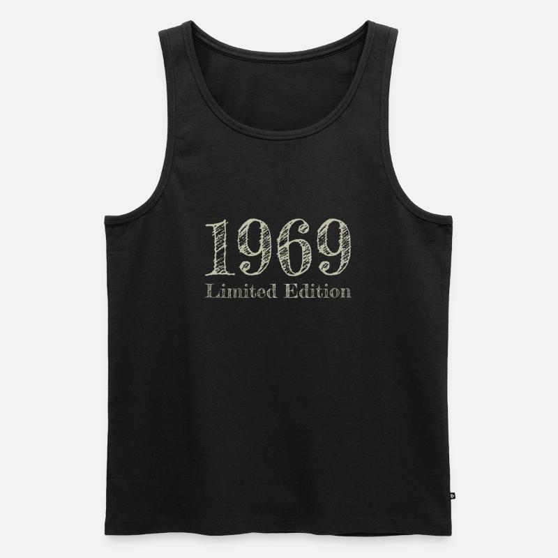 1969 - Männer Premium Bio Tank Top - Schwarz