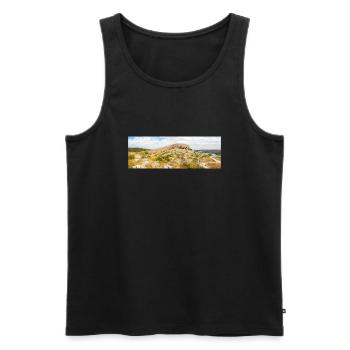 The Wall of Oštrica (Bedem Grebastica) Croatia - Men's Premium Organic Tank Top - black - Front - Michal (187cm)