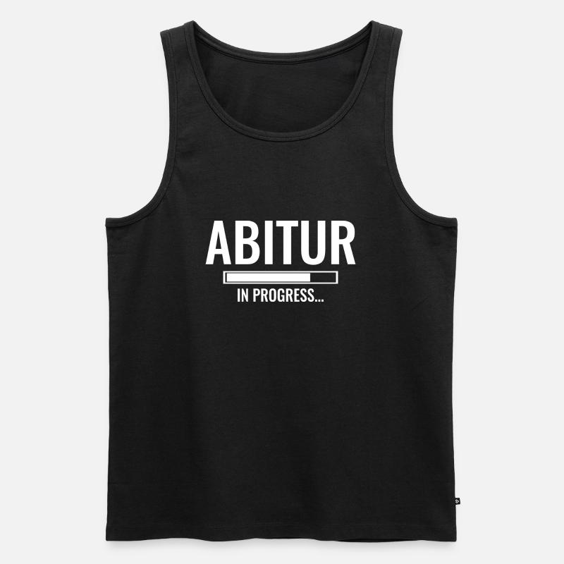 Abitur Abschluss Geschenk - Männer Premium Bio Tank Top - Schwarz