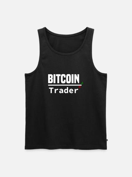 Bitcoin-Handel - Männer Premium Bio Tank Top - Schwarz
