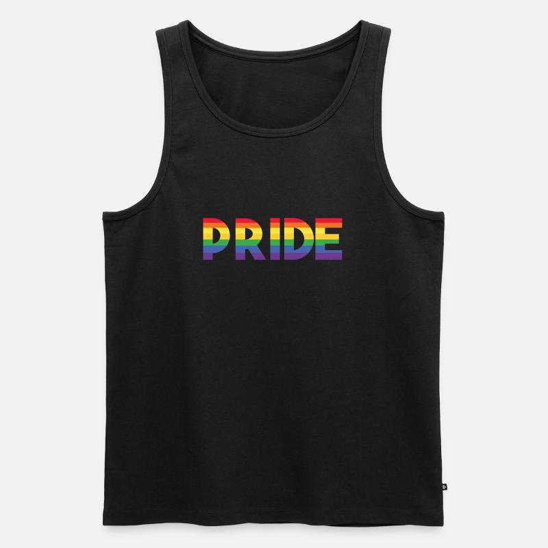 Stolz - Männer Premium Bio Tank Top - Schwarz