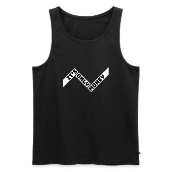 It's Only Money Rich Funny Buy Happiness Saying - Men's Premium Organic Tank Top - black - Front - Michal (187cm)