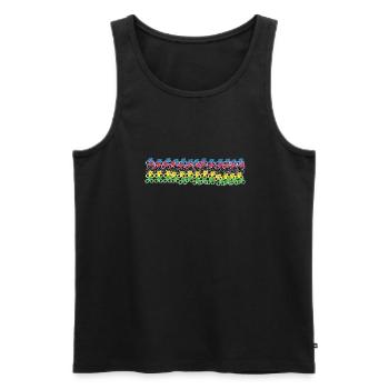 World Champion Jersey Rainbow Jersey Cycling - Men's Premium Organic Tank Top - black - Front - AI Model Male 178 light (178cm)