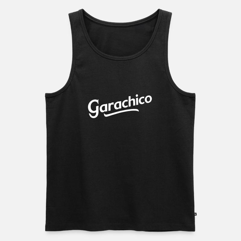 Garachico - Männer Premium Bio Tank Top - Schwarz