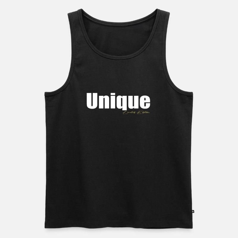 Unique - Männer Premium Bio Tank Top - Schwarz