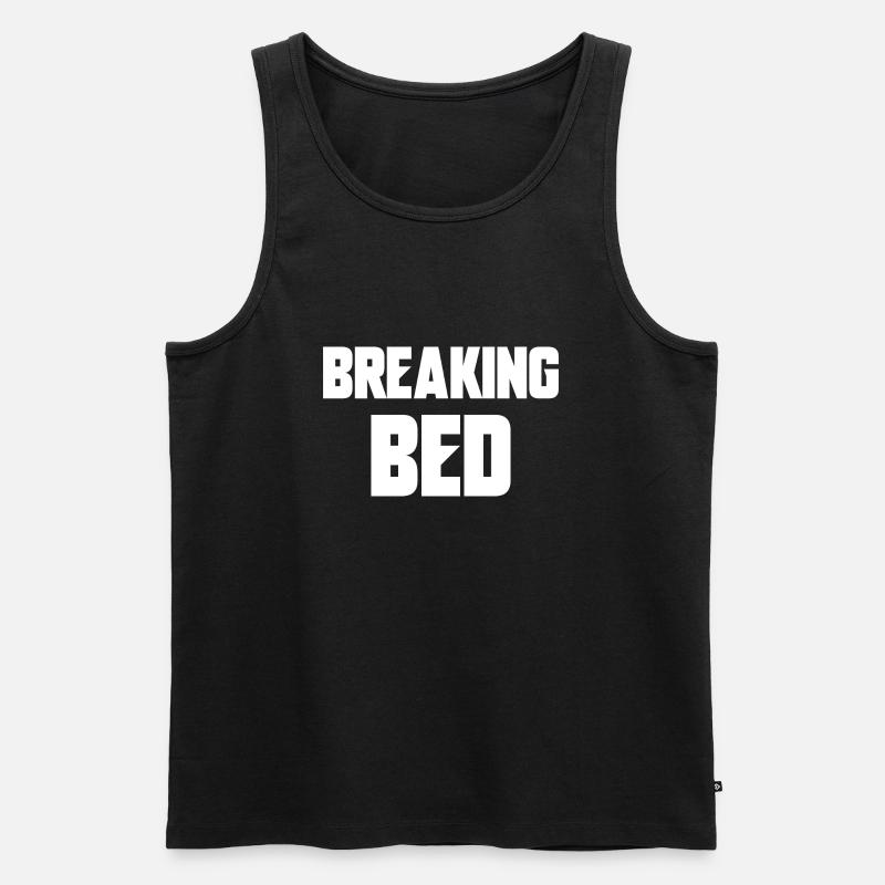 Brechendes Bett - Männer Premium Bio Tank Top - Schwarz