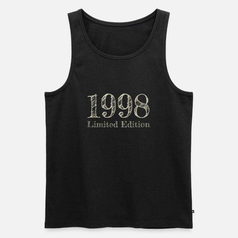 1998 - Männer Premium Bio Tank Top - Schwarz