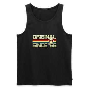 Since 66 - Men's Premium Organic Tank Top - black - Front - Michal (187cm)