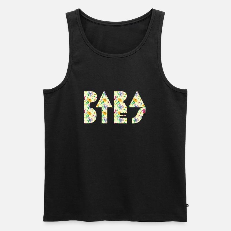 paradies wordonshirt - Männer Premium Bio Tank Top - Schwarz