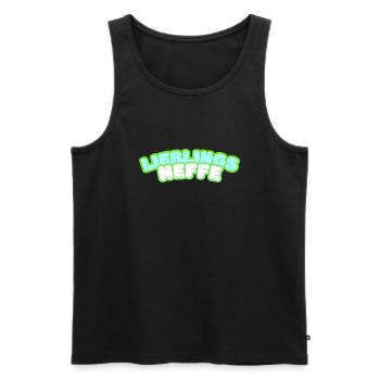 Lieblingsneffe - Neffe - Männer Premium Bio Tank Top - Schwarz - Vorne - AI Model Male 178 light (178cm)
